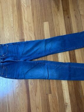 Madewell Women's Skinny Jeans in Deep Blue Wash